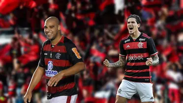 Adriano Imperador e Pedro, ídolos do Flamengo