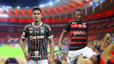 Ganso e De La Cruz, meio-campistas de Fluminense e Flamengo