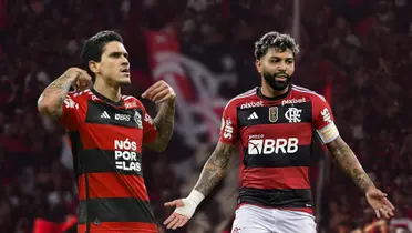Pedro e Gabigol, atacantes do Flamengo