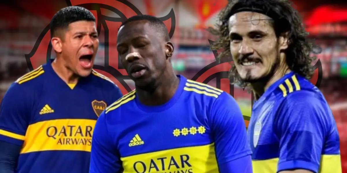 Rojo, Advíncula e Cavani