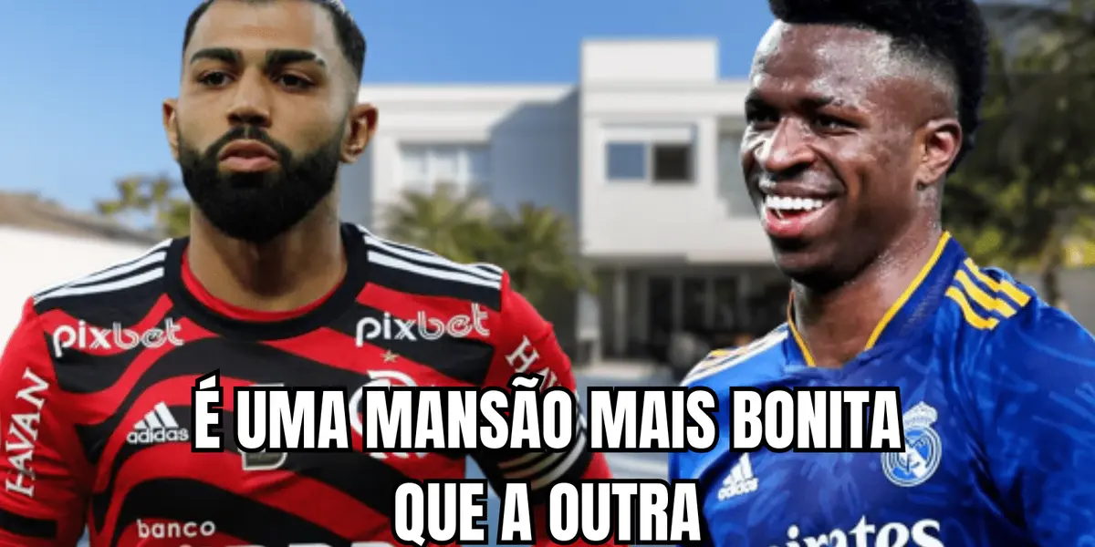 Ambos os atletas ostentam mansões em regiões nobres do Rio de Janeiro