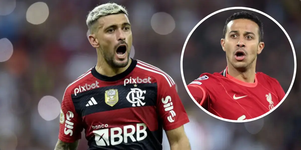 Arrascaeta e Thiago Alcântara