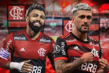 Arrascaeta foi mais um do elenco do Mengão que casou