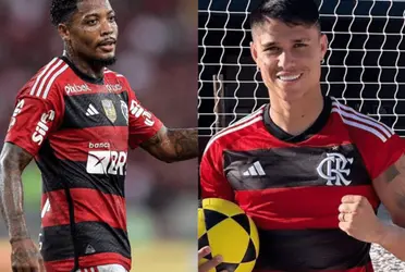 Atacante desembarcou no Rio de Janeiro e falou pela primeira vez como jogador do Rubro-Negro