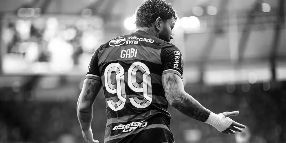 Atacante do Flamengo usa as redes sociais para criar mistério. Foto: Instagram