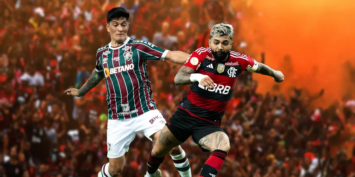 Cano e Gabigol, atacantes de Fluminense e Flamengo
