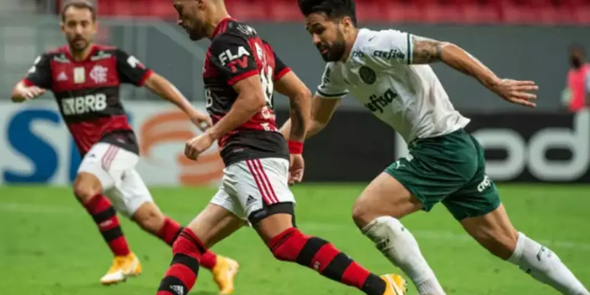 Decisão da CBF serve para Flamengo e Palmeiras usarem uniformes com tons opostos
