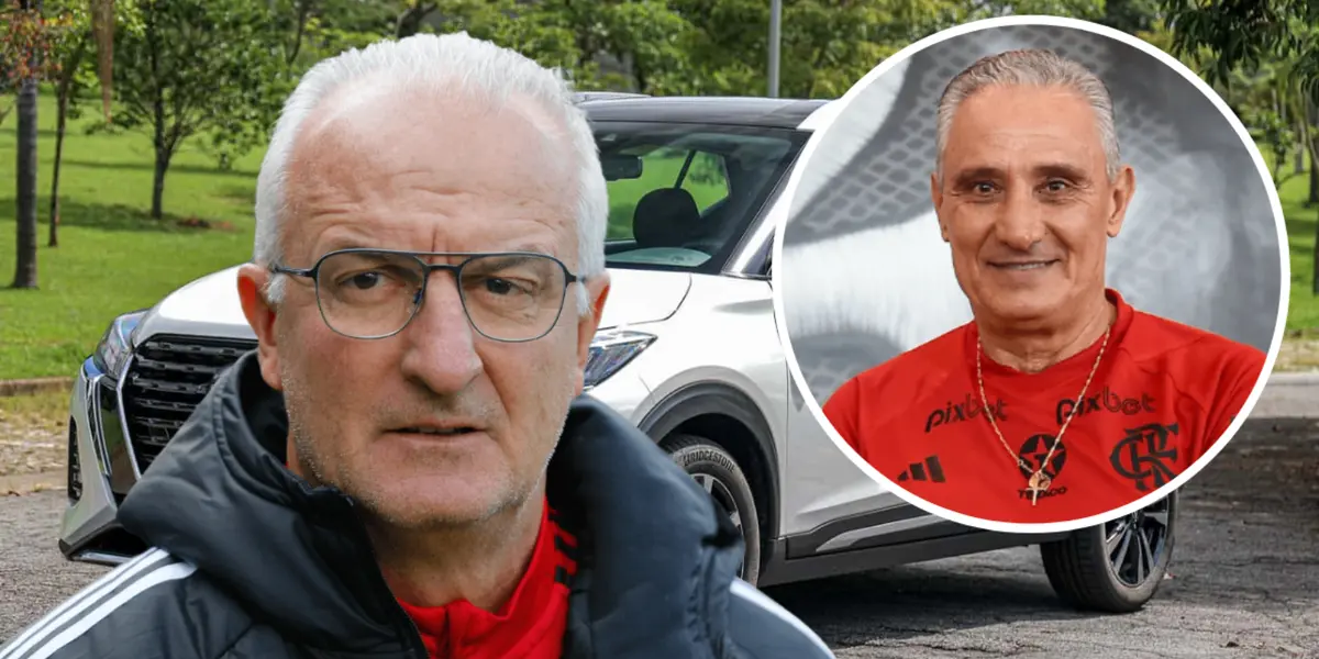 Dorival Júnior e Tite pelo Flamengo