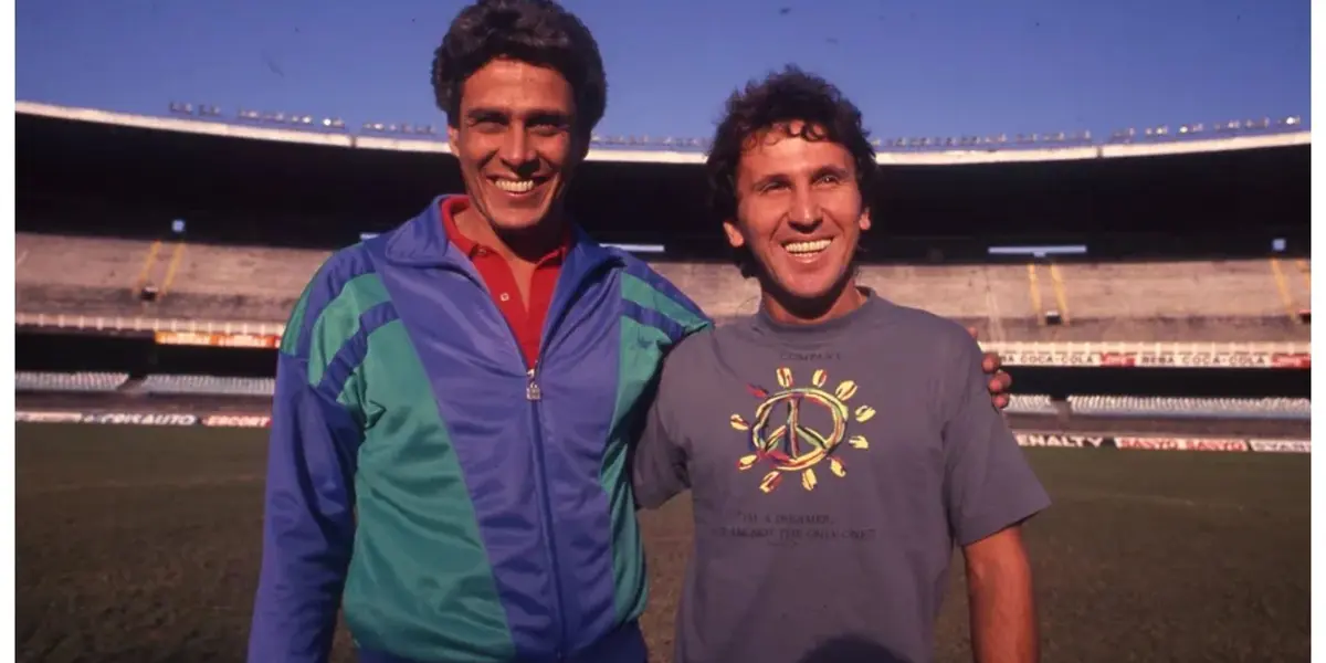 Eterno ídolo do Flamengo foi ao velório de seu eterno rival, colega de seleção e amigo