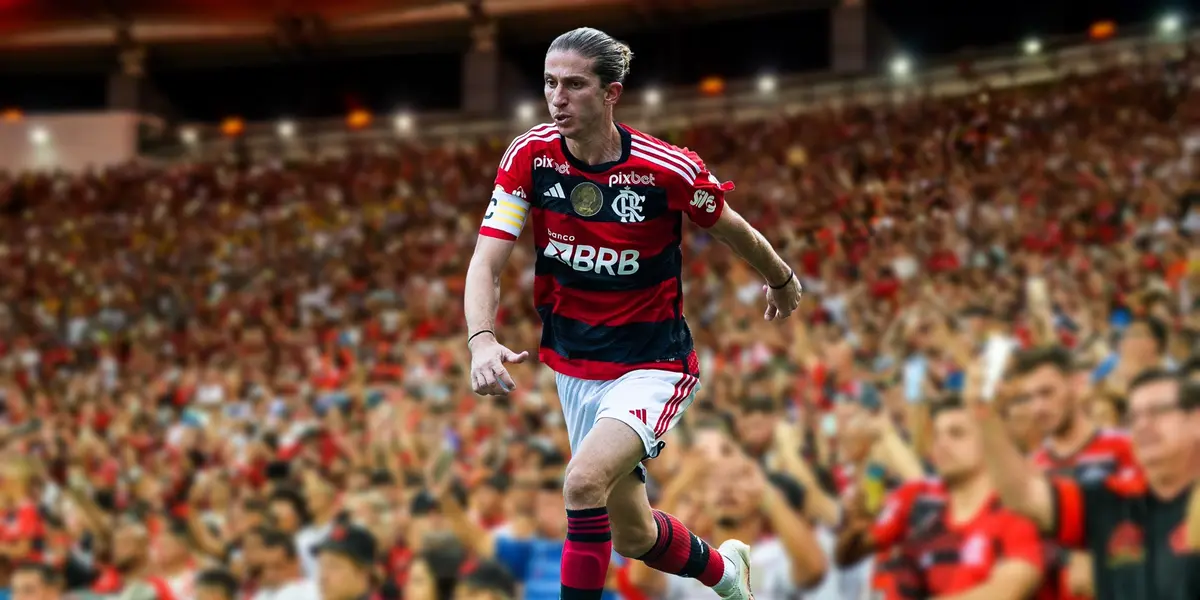 Filipe Luís, ex-jogador e agora treinador do sub-17 do Flamengo