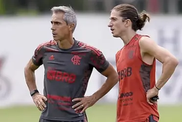 Filipe Luís fala em indignação com notícias sobre ‘panelas’ no elenco do Flamengo