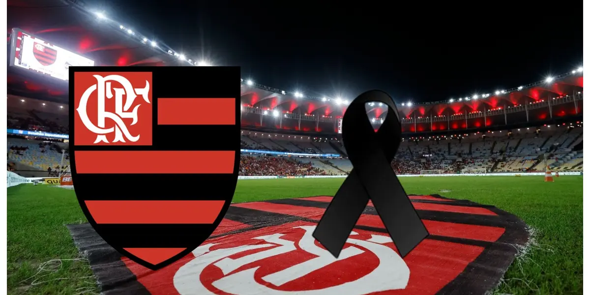 Flamengo lamentou a morte em uma publicação nas redes sociais