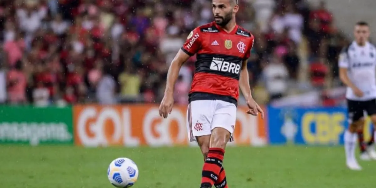 Foi uma das melhores partidas de Thiago Maia desde sua chegada ao Flamengo
