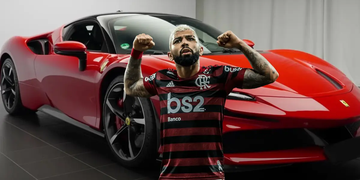 Gabigol se despede do Flamengo e leva carro de luxo para Belo Horizonte