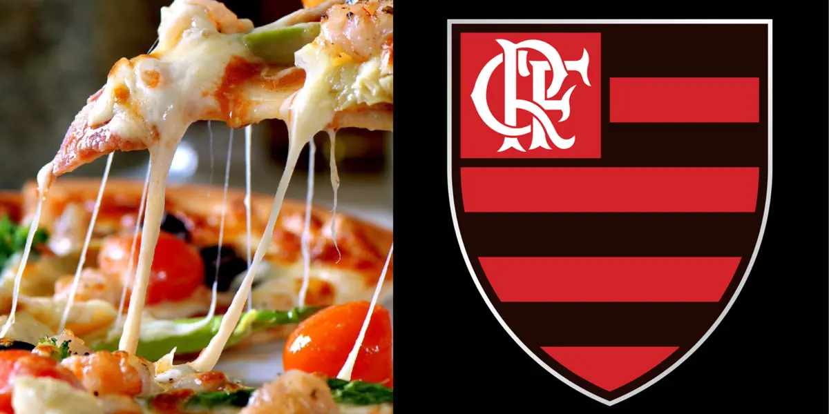Jogador depois de ser campeão pelo Flamengo, vende pizza