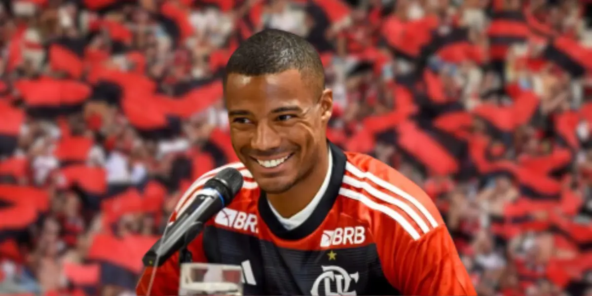 Jogador era aguardado por muitos torcedores do Mengão!