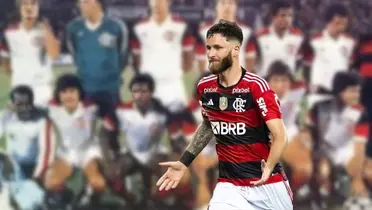 Léo Pereira e elenco do Flamengo campeão mundial 1981