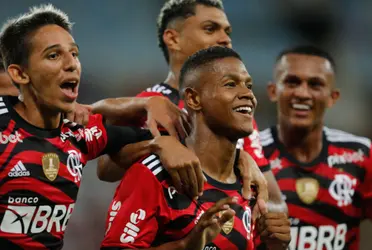 Lorran fez o seu segundo jogo como profissional do Flamengo e marcou o seu primeiro gol