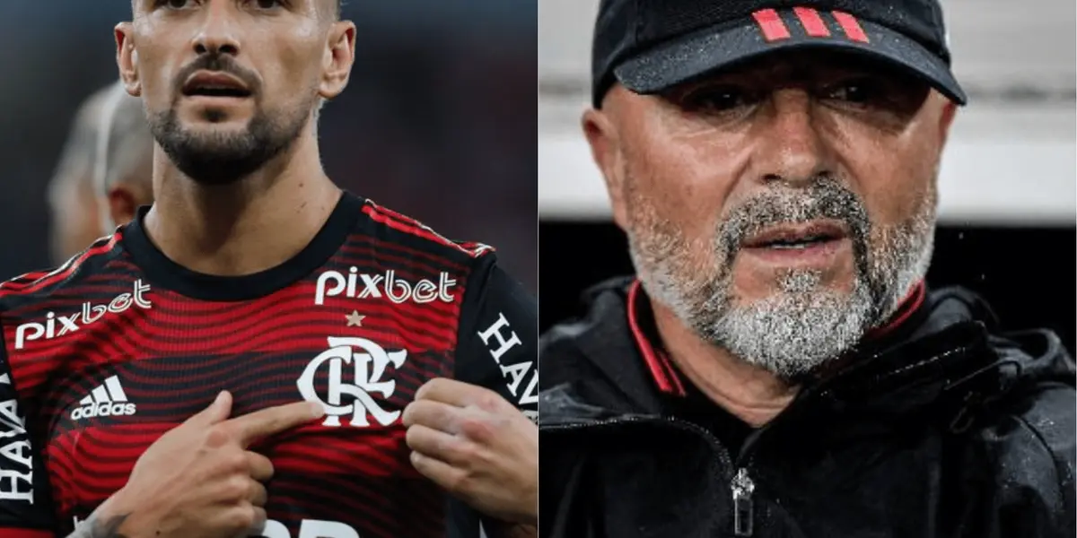 Meia uruguaio entrou durante a partida na vitória sobre o Santos