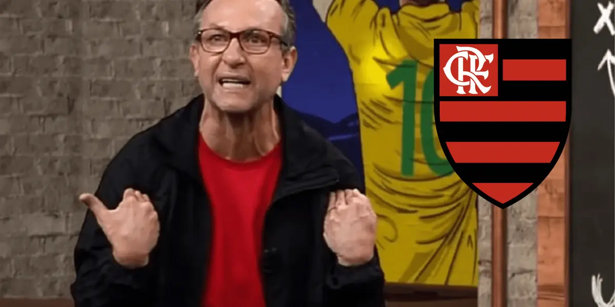 O apresentador soltou o verbo acusando o time carioca