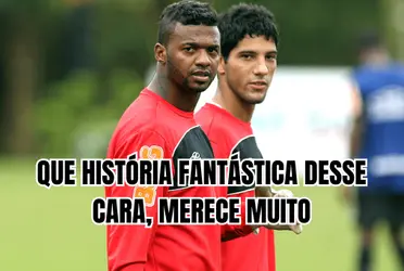 O jogador é pouco conhecido pela nação rubro-negra e vem se destacando