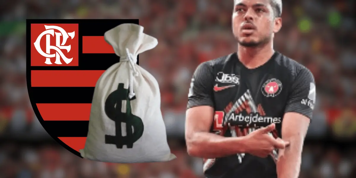 O jogador é um dos principais atletas no radar do Mengão