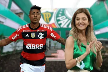 O jogador fez história com o manto rubro-negro e agora o Palmeiras tem interesse