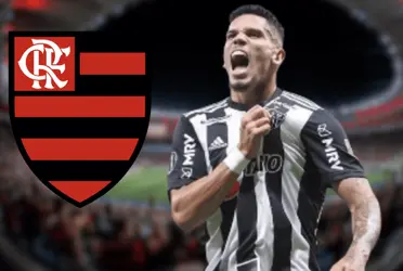 O jogador marcou o gol que vai dando a vitória ao time mineiro