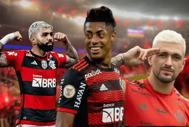 O jogador não conseguiu demonstrar sua insatisfação com o momento do Mengão