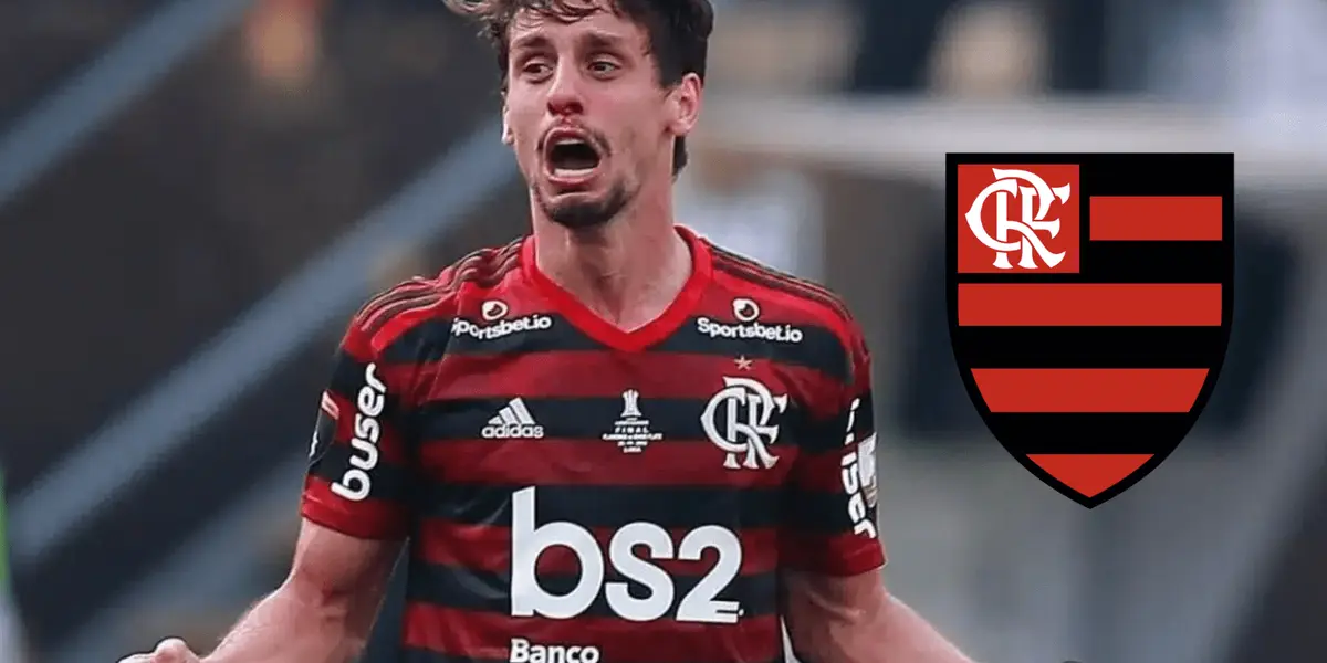 O jogador recebeu uma grande homenagem ao final do jogo por conta de sua saída do Flamengo