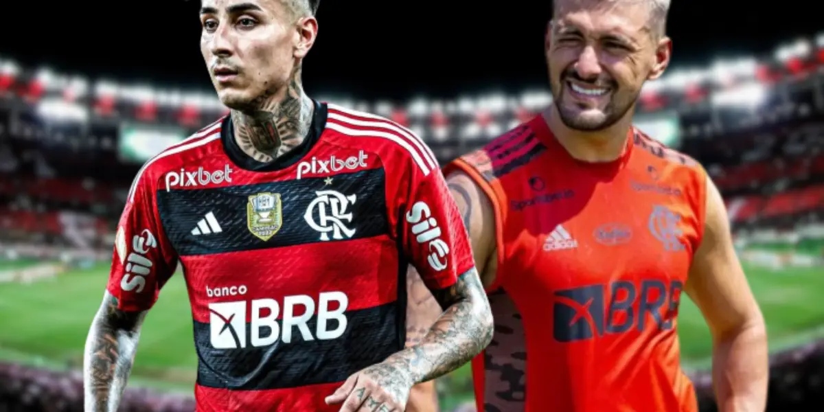 O time rubro-negro não tem certeza que poderá contar com os dois craques