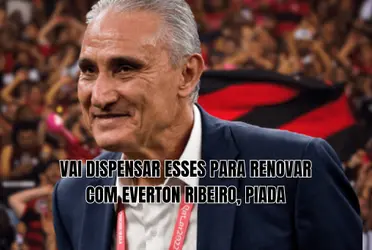 O treinador junto com a diretoria irá montar uma lista de dispensa
