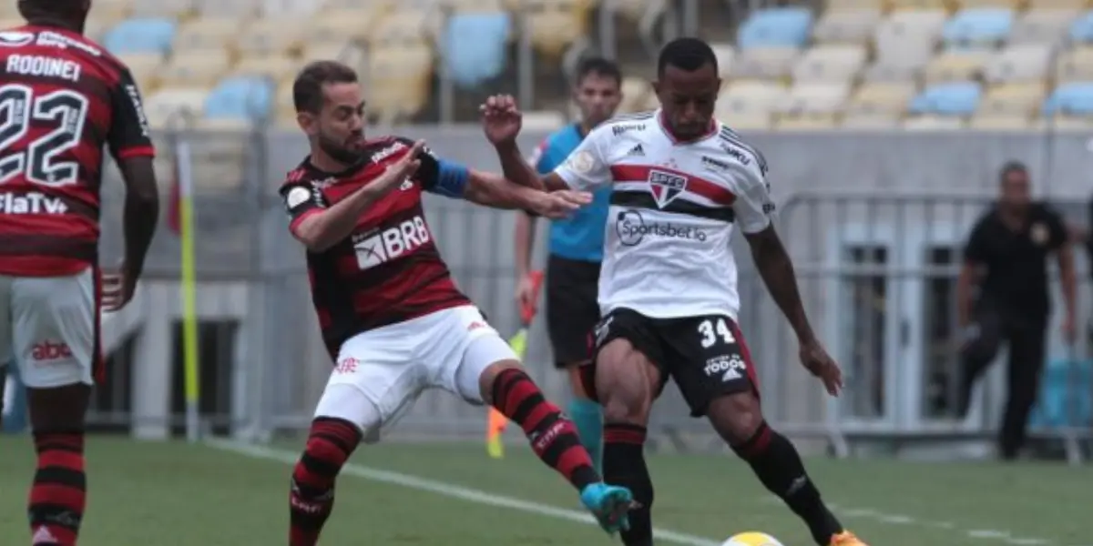 O Tricolor achou que a negociação seria mais tranquila por se tratar de um reserva. Mas ao contatar o jogador rubro-negro, saiu com uma negativa