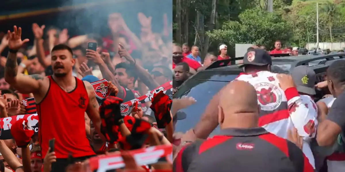 Pedido dos torcedores ao elenco do Flamengo