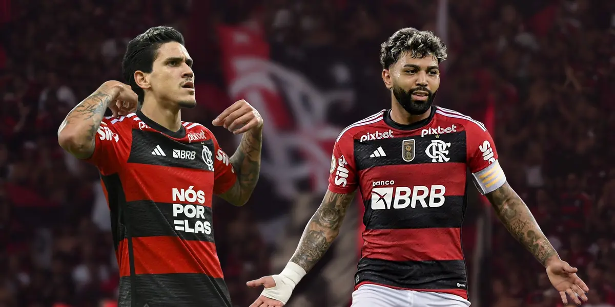 Pedro e Gabigol, atacantes do Flamengo