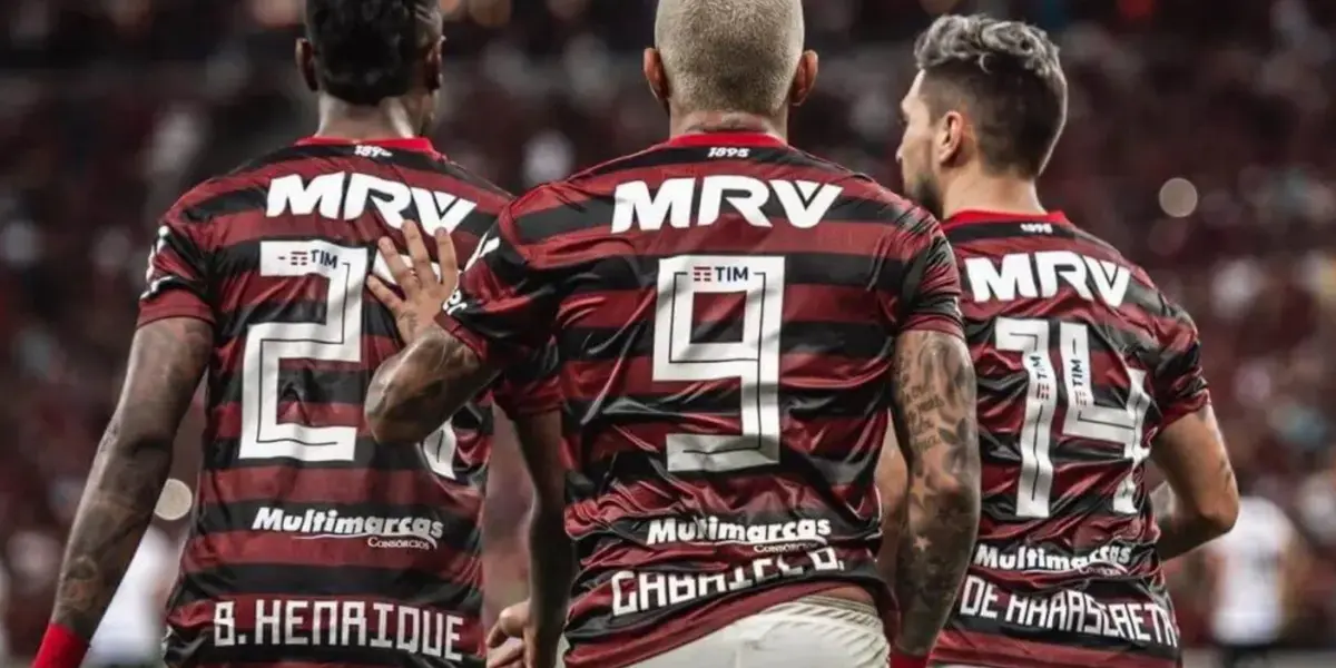 Pelo Flamengo, Gabigol marcou em três competições diferentes contra o Palmeiras