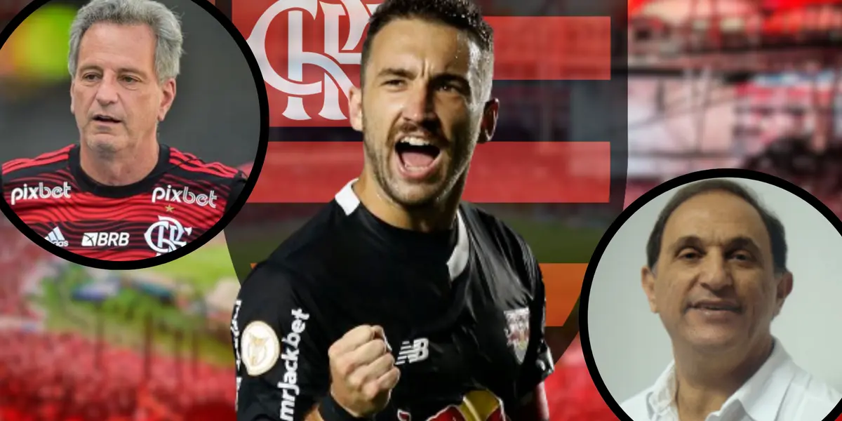 Rodolfo Landim, Léo Ortiz e Marquinhos Chedid