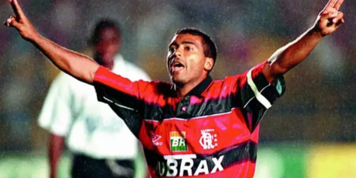 Romário brilhou com a camisa do Flamengo
