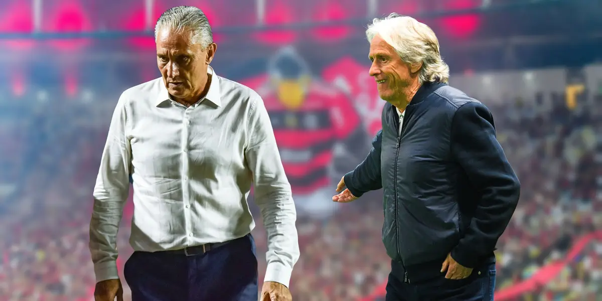 Tite e Jorge Jesus, treinadores de Flamengo e Al-Hilal