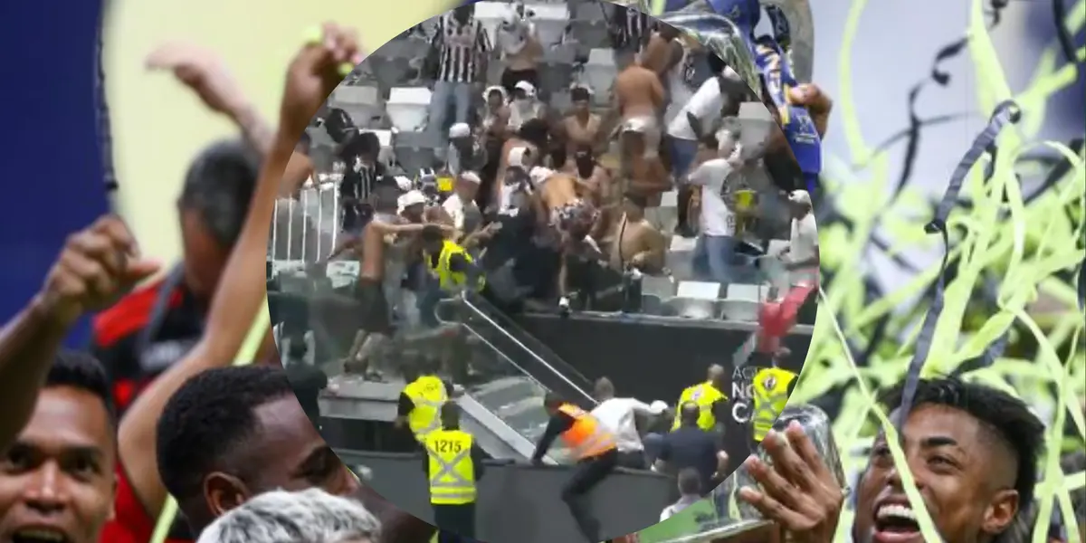 Torcida campeã do Atlético Mineiro e do Flamengo. Foto: Redes do Flamengo.