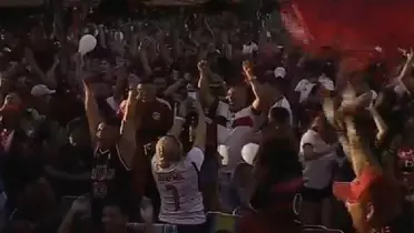 Torcida do Flamengo. Foto: Redes Olé.