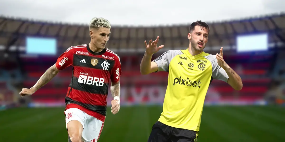 Varela e Viña, jogadores do Flamengo