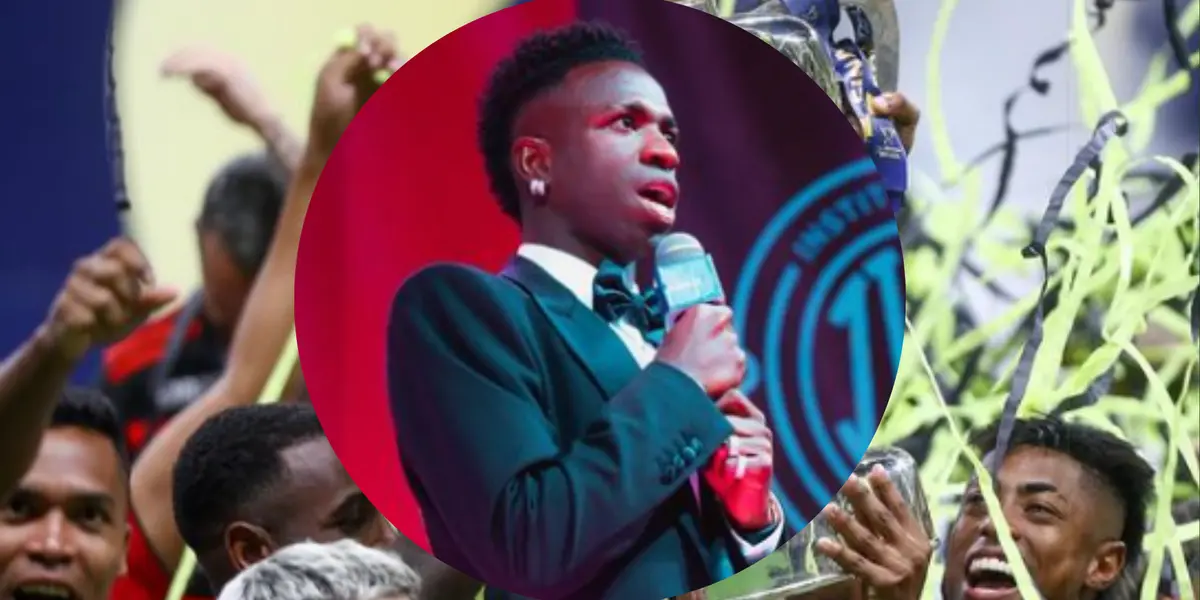 Vinicius Jr. y Flamengo campeón. Foto: redes de Vinicius Jr. y Flamengo