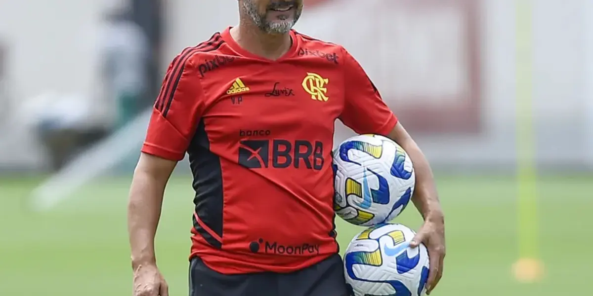 Vítor Pereira está no comando do Flamengo desde o início de 2023