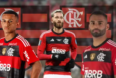 Wesley, Léo Pereira e Thiago Maia