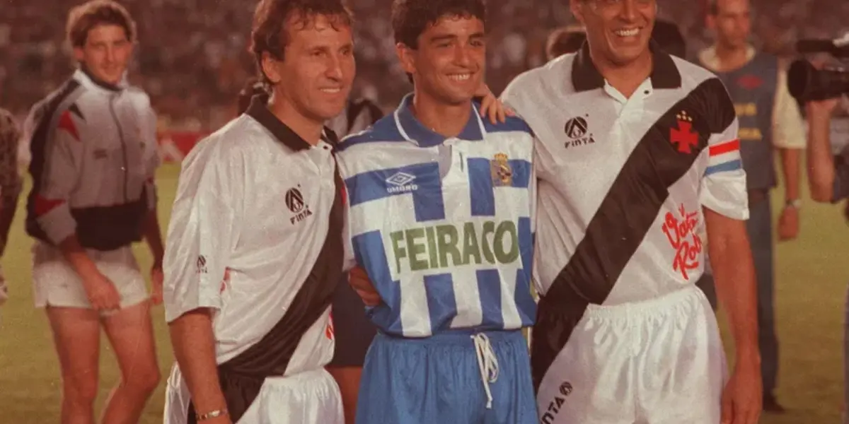 Zico, amigo e ex-companheiro de Seleção, marcou presença na despedida do ex-atacante. E em sua chegada, recebeu uma salva de palma